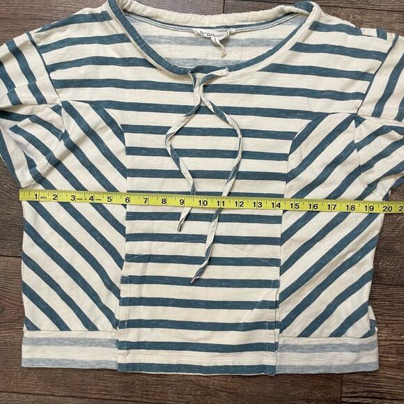 BCBGeneration Striped Pullover Drawstring Long Sleeve Top Size‎ S - Picture 8 of 10